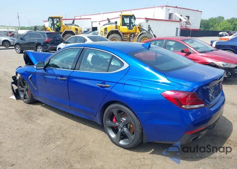 2019 Genesis G70 3.3T Advanced from USA, damaged, VIN KMTG34LE1KU040136